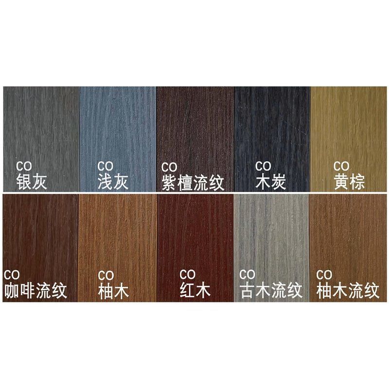 Outdoor WPC Wall Panels 8 Colors 10 Colors Waterproof WPC Panel