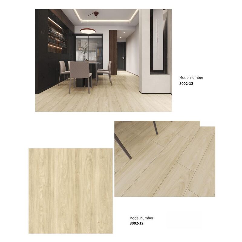 6mm Waterproof SPC Flooring Rigid Core Click Lock Wood Grain Plank 1220x180mm 12 Colors