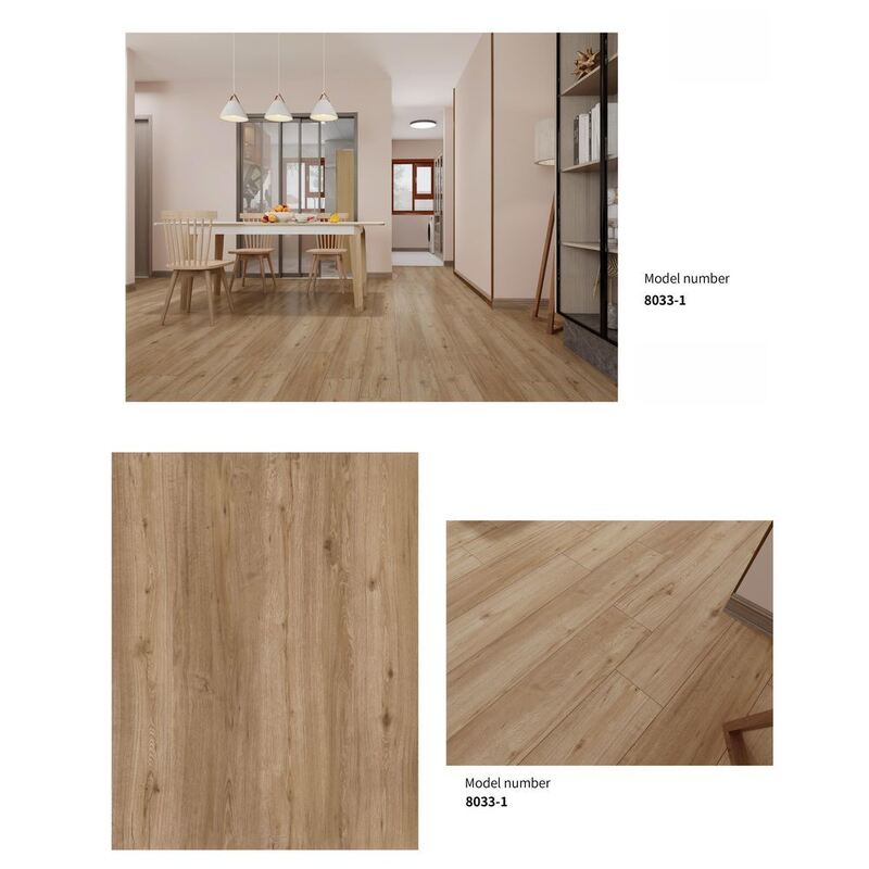 Waterproof SPC Flooring Wood Pattern SPC Rigid Core Flooring Composite Material