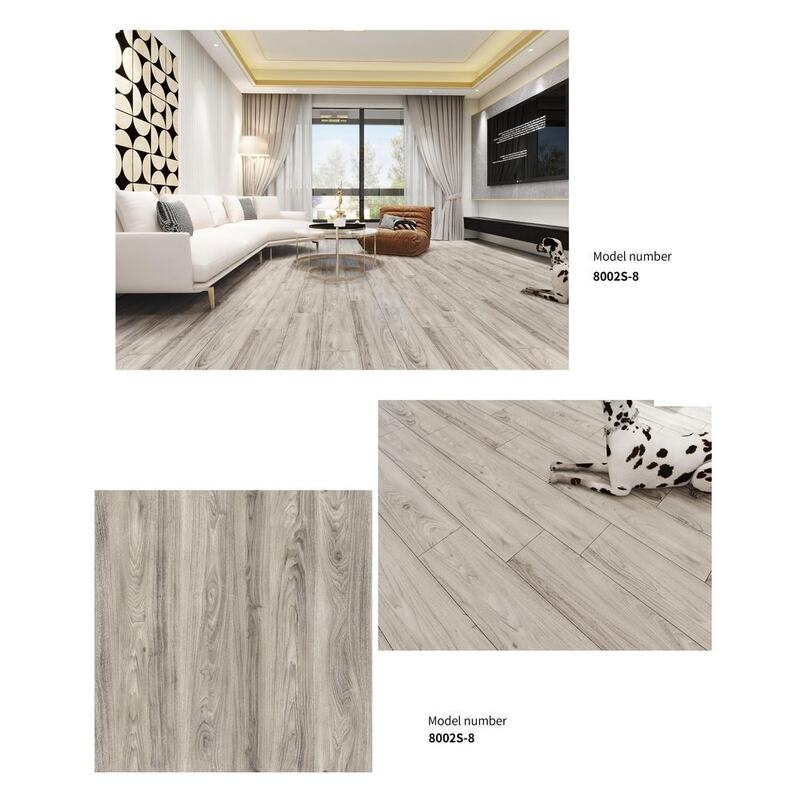 6mm Waterproof SPC Flooring Rigid Core Click Lock Wood Grain Plank 1220x180mm 12 Colors