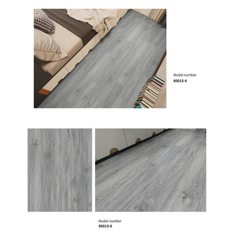 Waterproof SPC Flooring Wood Pattern SPC Rigid Core Flooring Composite Material