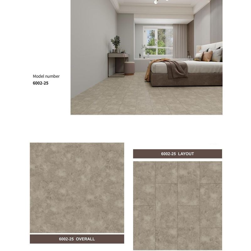4mm 5mm 6mm 8mm SPC Flooring Stone Pattern Waterproof Click Lock Plank Flooring