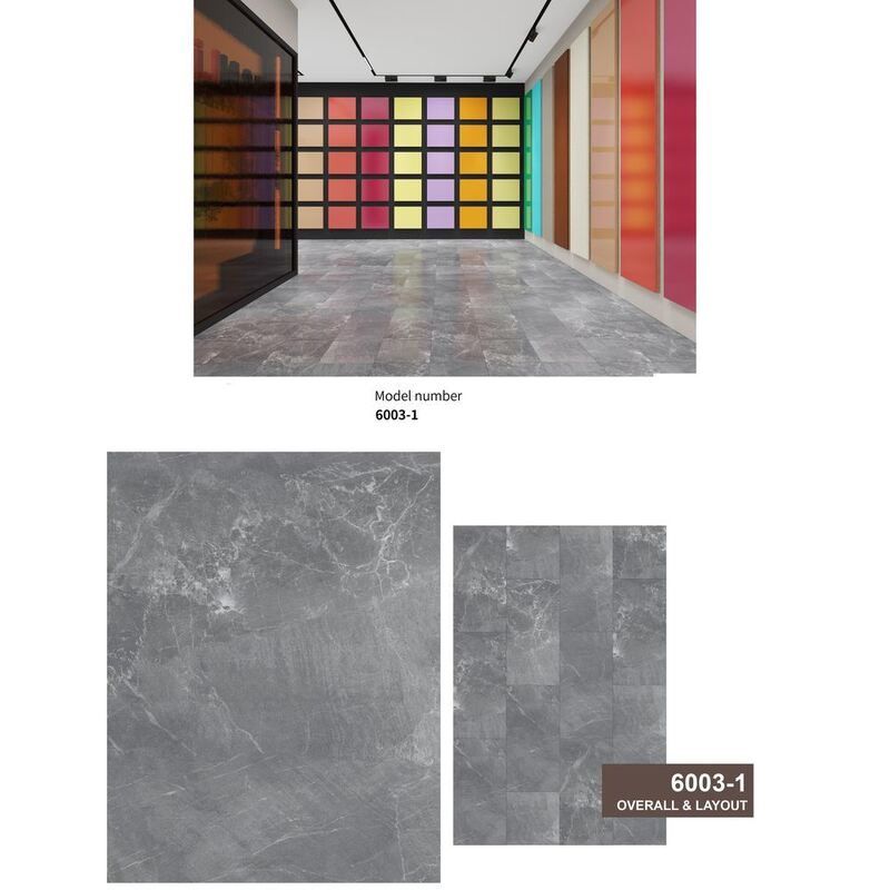 4mm 5mm 6mm 8mm SPC Flooring Stone Pattern Waterproof Click Lock Plank Flooring