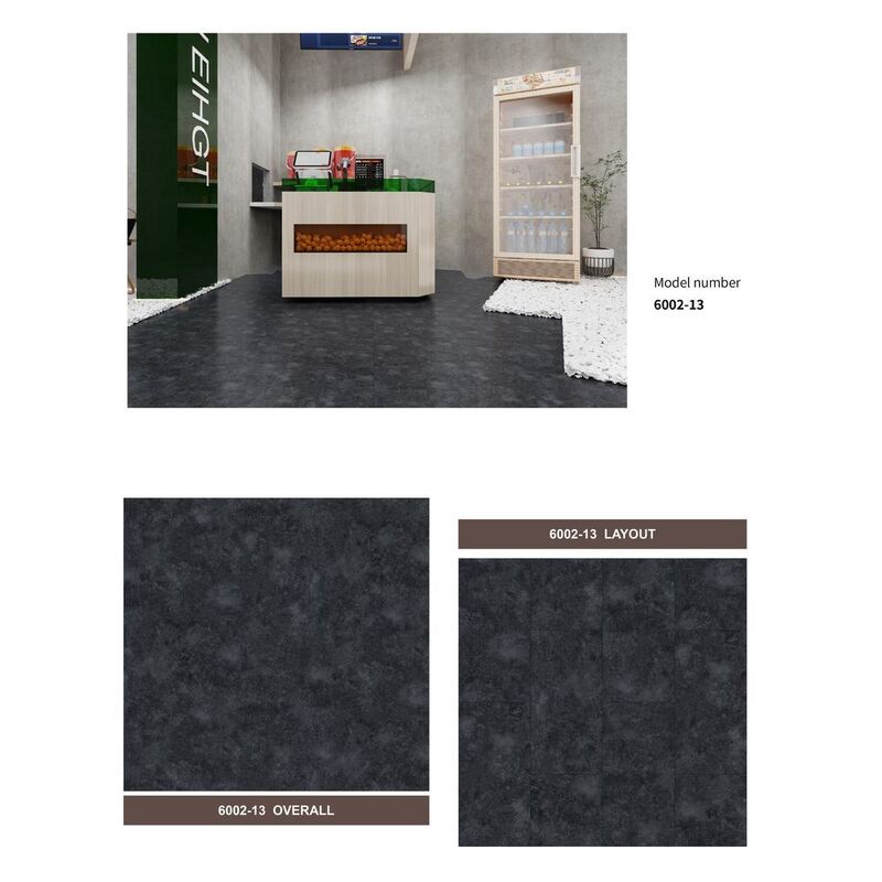 4mm 5mm 6mm 8mm SPC Flooring Stone Pattern Waterproof Click Lock Plank Flooring