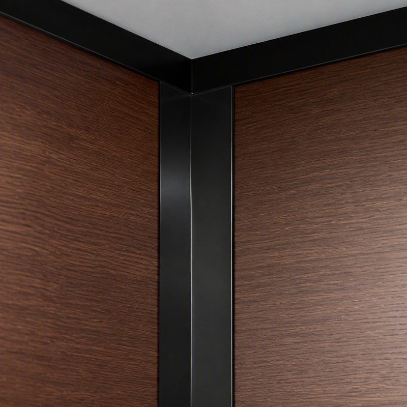 CE RoHS Aluminum Metal Wall Panel Trim ST Series H Profile Corner Edge Trim 11 Colors