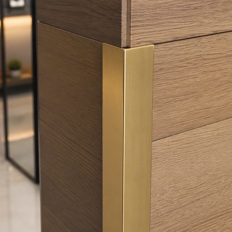 CE RoHS Aluminum Metal Wall Panel Trim ST Series H Profile Corner Edge Trim 11 Colors