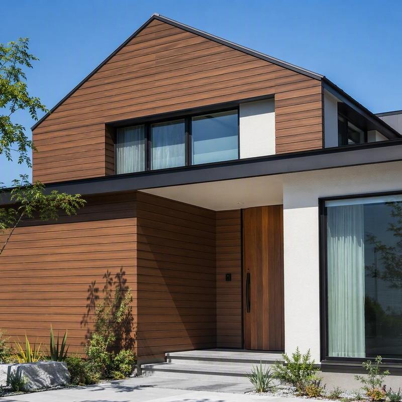 Outdoor WPC Wall Panels 8 Colors 10 Colors Waterproof WPC Panel