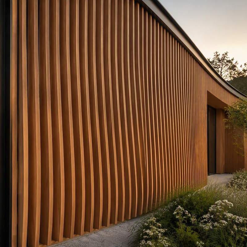 150mm-200mm Eco Wood Decorative Wall Panel 13 Profiles Waterproof Wall Panel