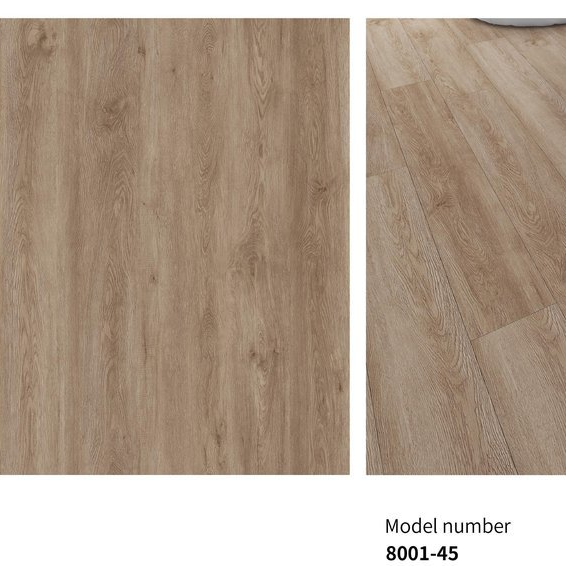 Light Brown / White Oak SPC Flooring Waterproof Click Lock Plank Flooring 4mm 5mm 6mm 8mm