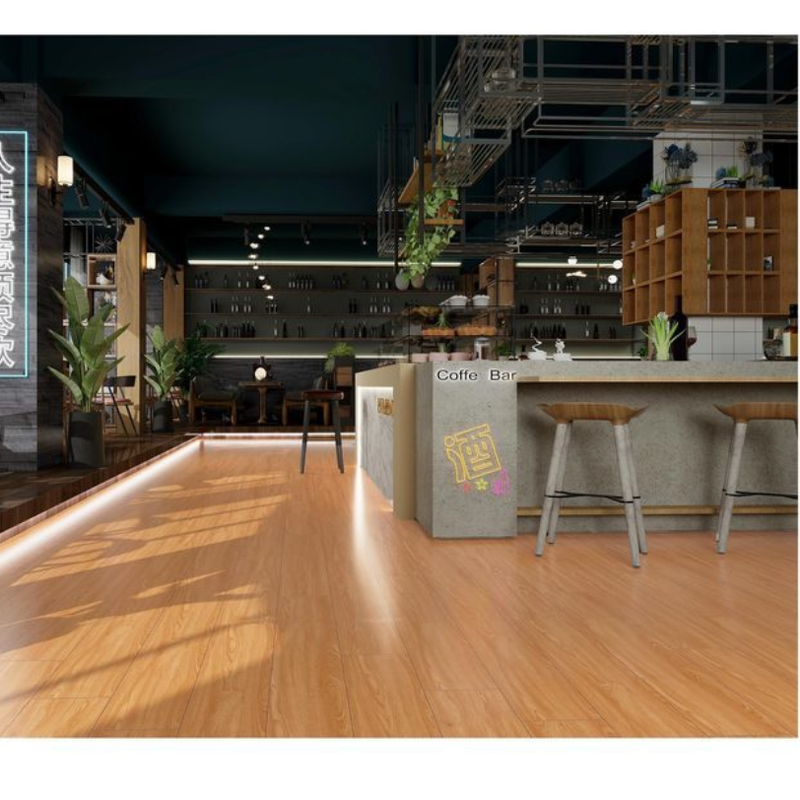 Wood Grain SPC Flooring Multiple Colors SPC Rigid Core Waterproof Flooring