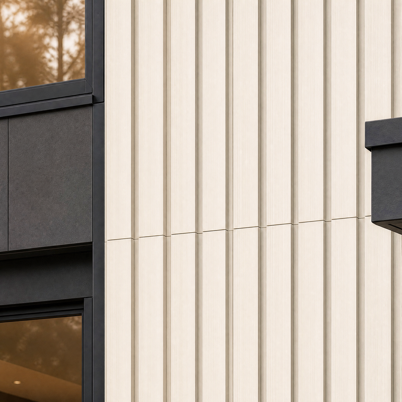WPC Exterior Wall Siding Panels Decorative Facade Cladding for Outdoor Residential Projects Houses