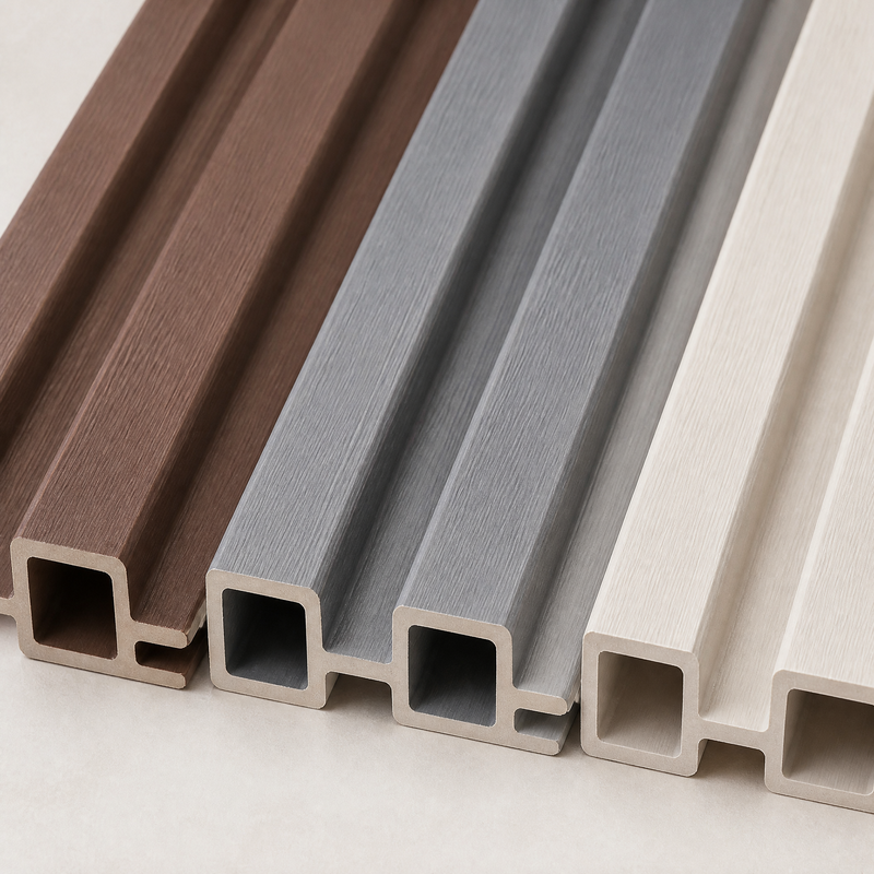 WPC Exterior Wall Siding Panels Decorative Facade Cladding for Outdoor Residential Projects Houses