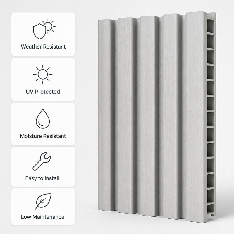 Practical and cost-effective impact-resistant wall panels for modern WPC gyms, featuring a dual-layer SPC structure and high-density bamboo material