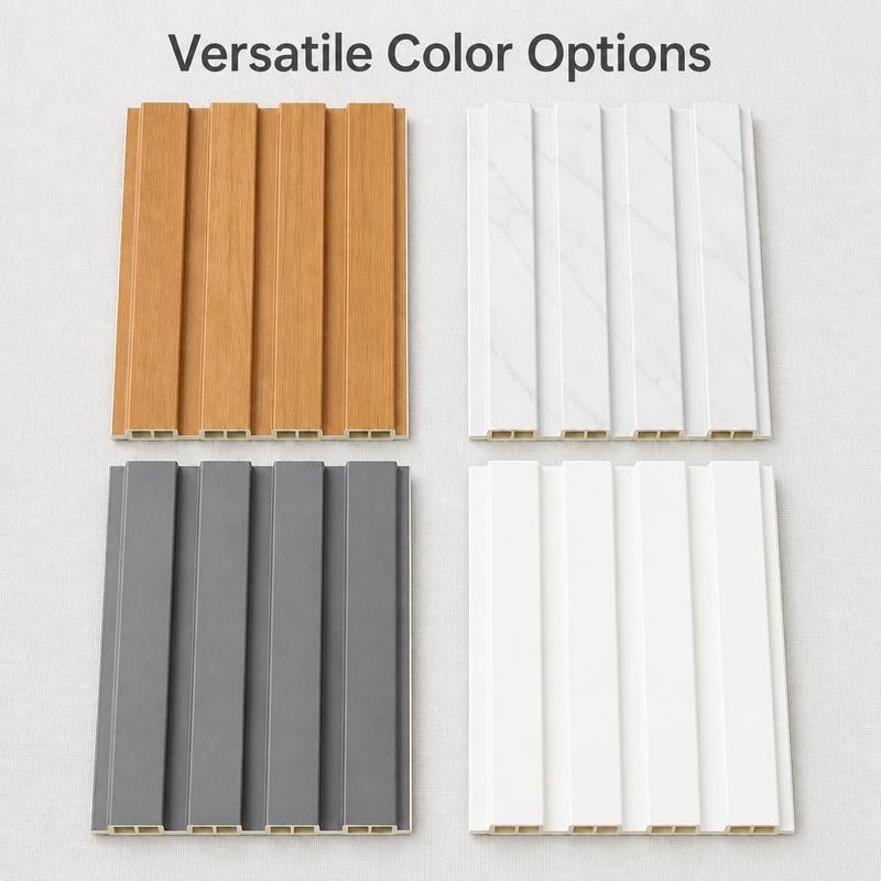 Fast Installation Waterproof PVC Wall Panels Click Lock Snap System Wall and Ceiling Cladding