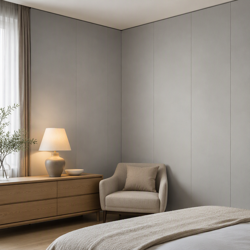 400mm Matte Skin-Feel PVC Wall Panel for Bedroom Soft Touch Wall Panel