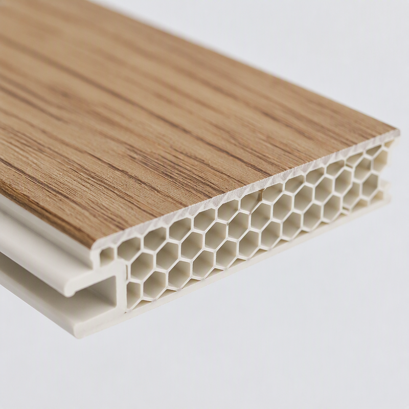 400mm V-Groove PVC Wall Panel for Kitchen Honeycomb Core Wall Panel