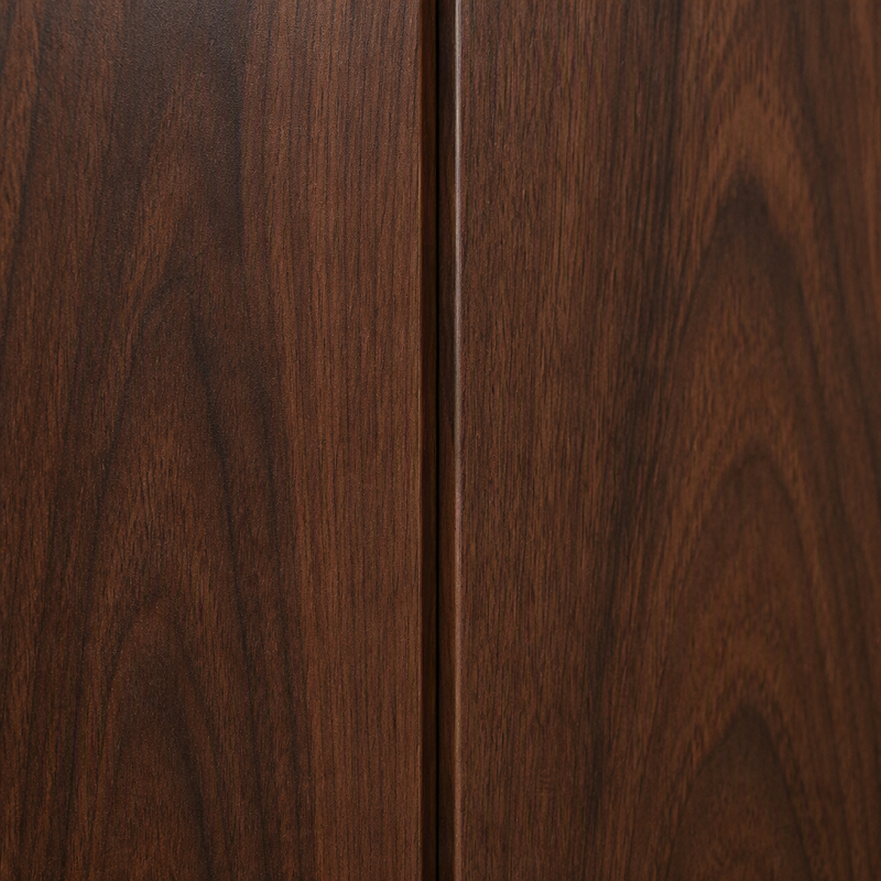 400mm 8mm V-Groove PVC Wall Panel for Living Room Wood Grain Wall Panel