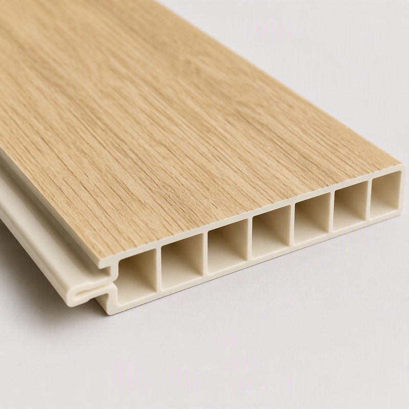 500mm V-Groove PVC Wall Panel for Office HD Film Waterproof Wall Panel
