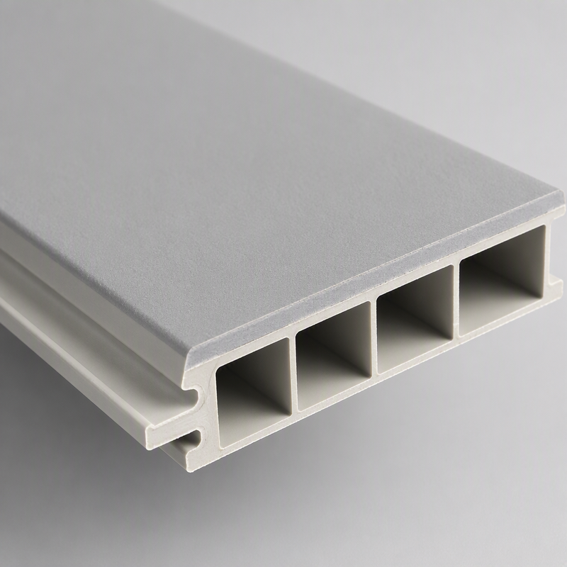 600mm V-Groove PVC Wall Panel for Shop Co-extrusion 9mm Wall Panel