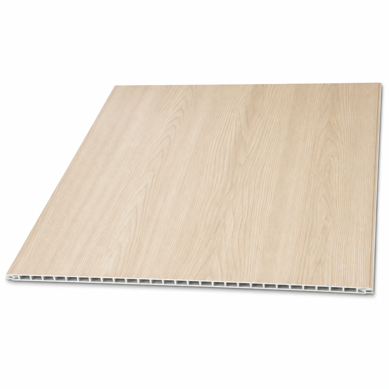 Oak Wood Look SPC Wall Panels for Living Room TV Accent Wall Decorative Cladding