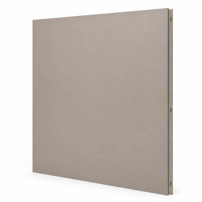 Soft Touch Matte SPC Wall Panels Beige Grey Velvet Finish Waterproof Interior Cladding