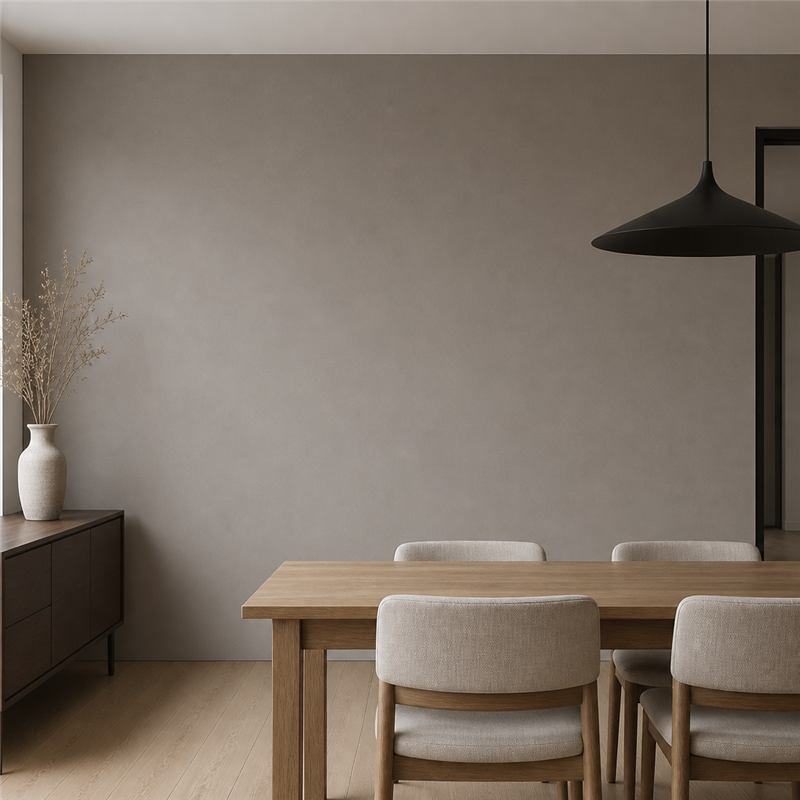 Soft Touch Matte SPC Wall Panels Beige Grey Velvet Finish Waterproof Interior Cladding