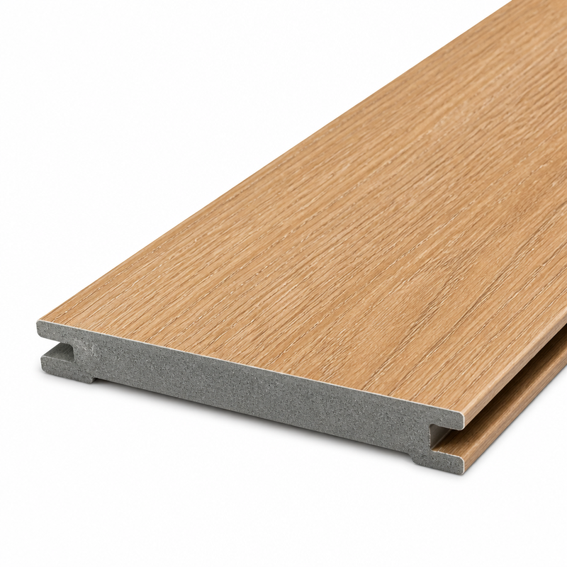 Rigid Core WPC Wall Cladding Panel 155x20mm Snap Tongue Groove Interior Wall