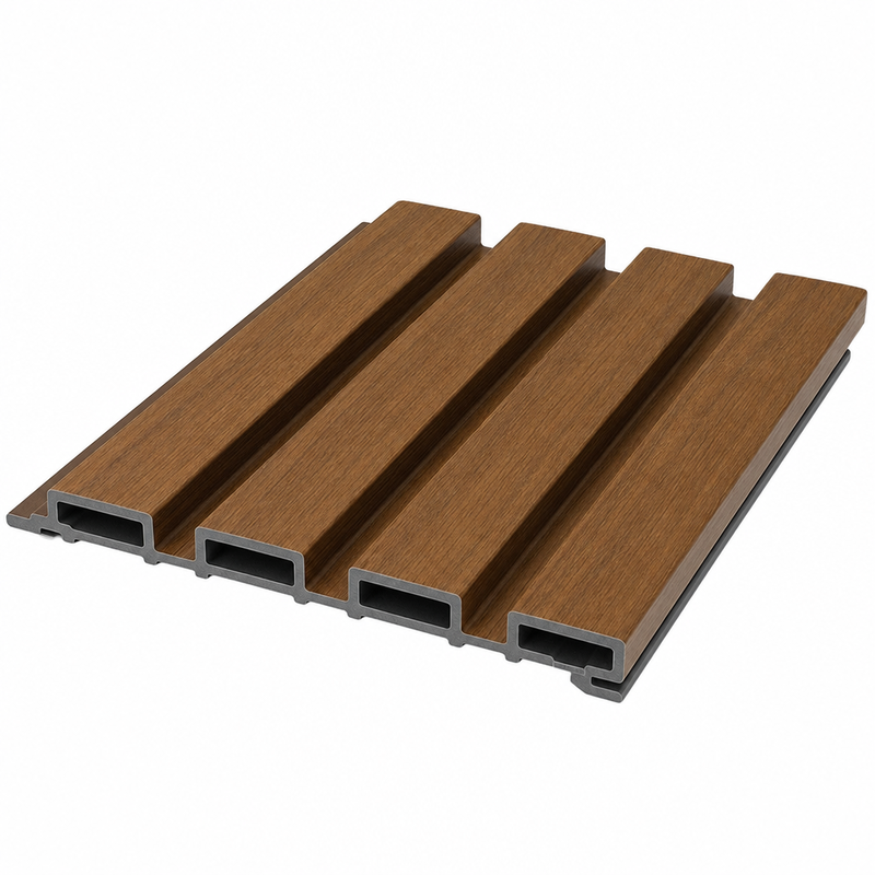 Rigid Core WPC Great Wall Board 219x26mm Quadruple Peak Exterior Wall Panel