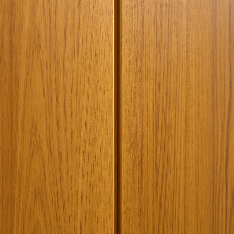 Wood Grain PVC Wall Panel 6 Colors Waterproof Decorative Interior Wall Cladding