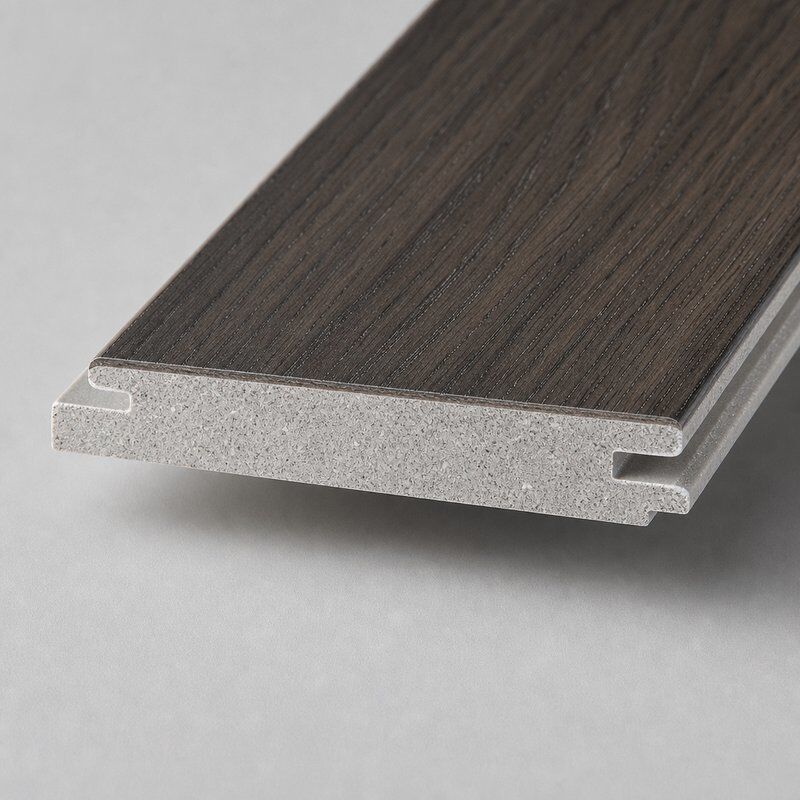 Smoked Oak SPC Wall Panels Waterproof Interior Wall Cladding for Cafe Restaurant Hospitality Fit Out