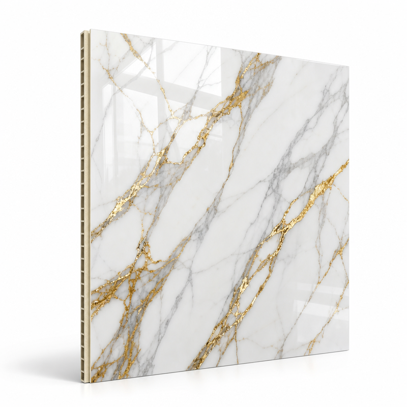 9mm Mirror Finish PVC Wall Panel 600mm Glossy Living Room TV Feature Board