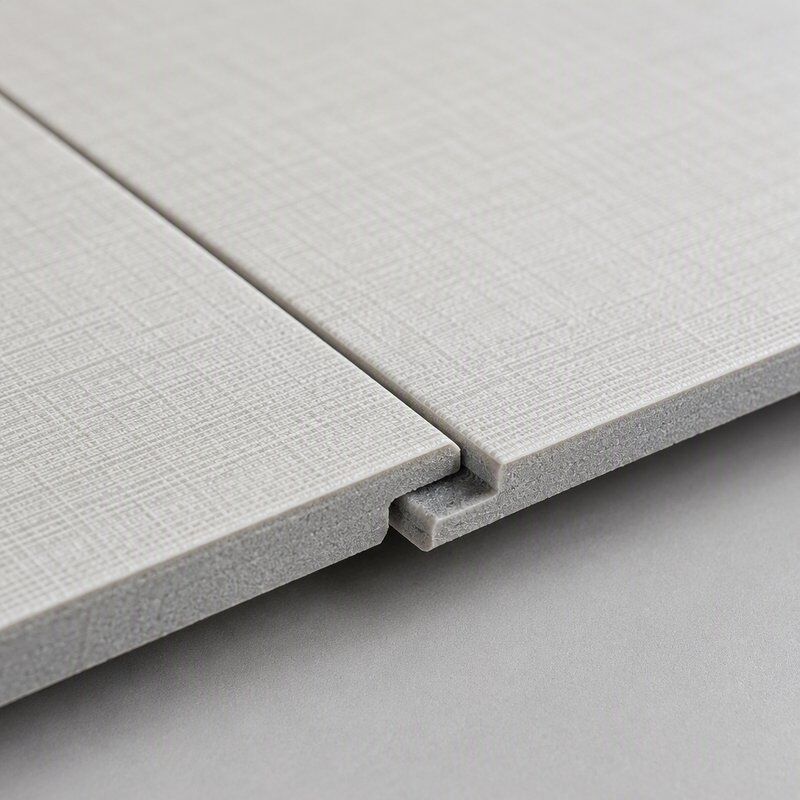 Soft White Linen SPC Wall Panels for Clinic and Medical Room Wall Cladding