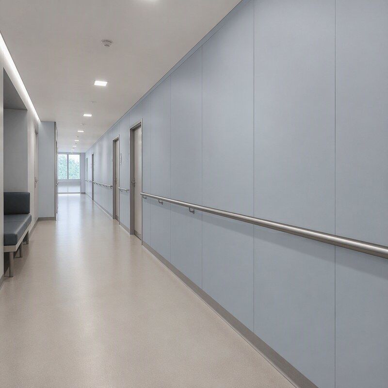 PVC Wall Panel for Hospital Corridor and Nursing Home Hygienic Wall Cladding