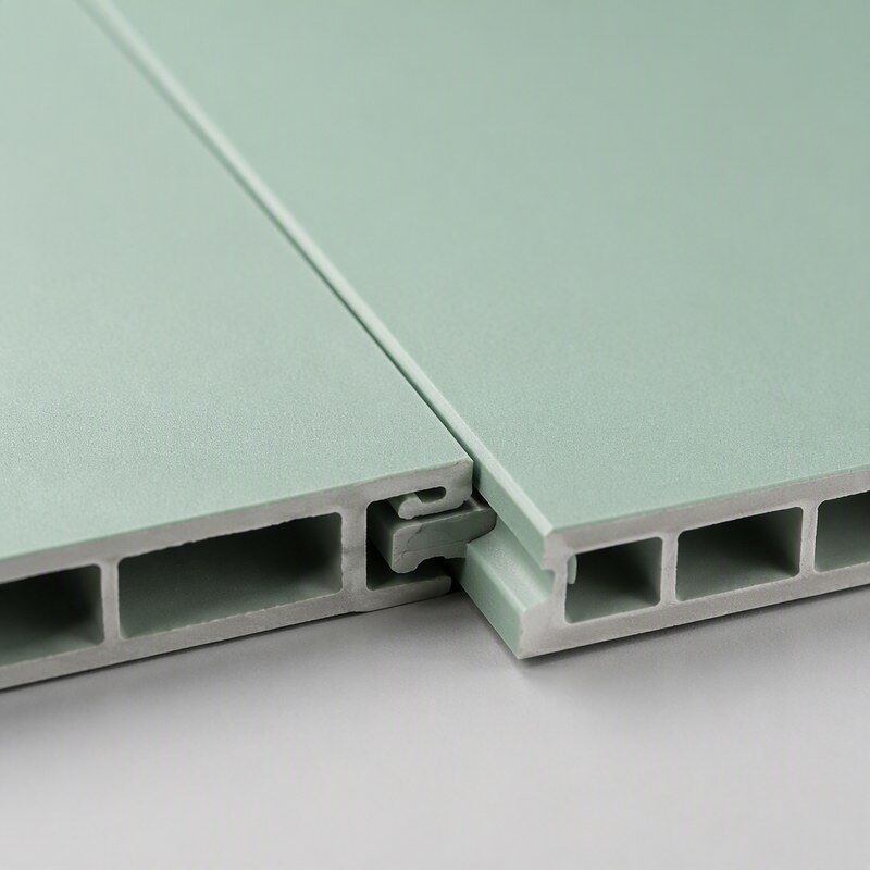 600mm Wide Soft Mint Green PVC Wall Panel for Pet Store and Veterinary Clinic Wall Cladding