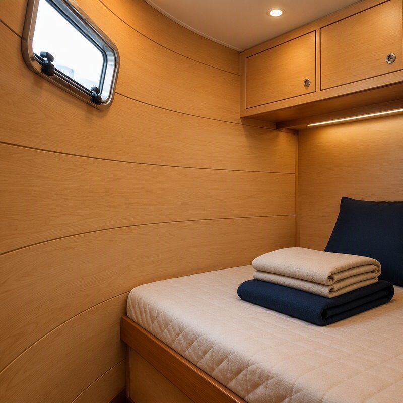 600mm Wide Light Maple Wood Grain PVC Wall Panel for Caravan and Boat Interior Wall Cladding