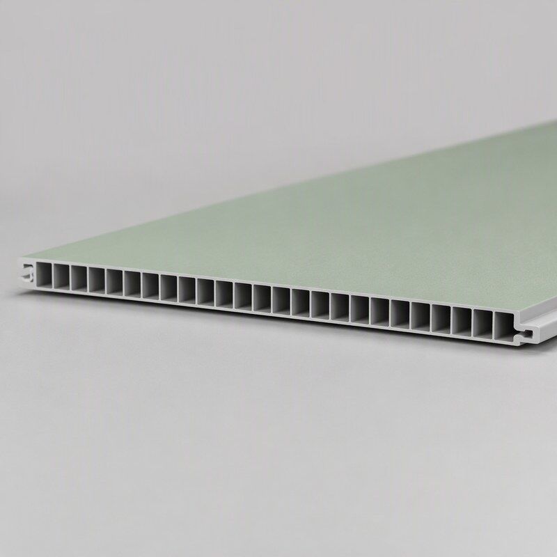 600mm Wide Soft Mint Green PVC Wall Panel for Pet Store and Veterinary Clinic Wall Cladding