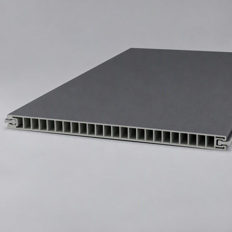 600mm Wide Matt Graphite Grey PVC Wall Panel for Office Partition and Desk Screen Cladding
