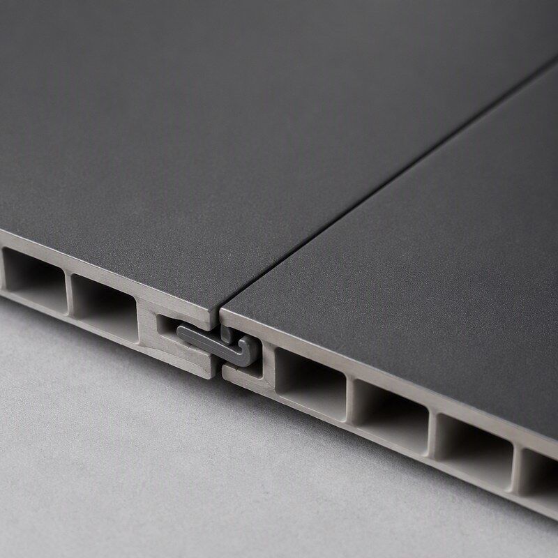 600mm Wide Matt Graphite Grey PVC Wall Panel for Office Partition and Desk Screen Cladding