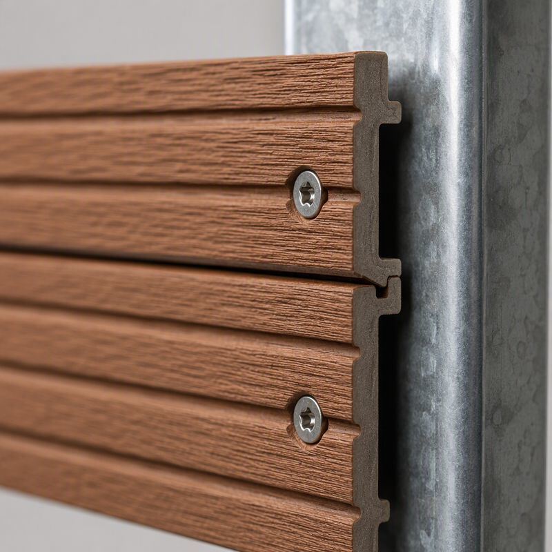 WPC Padel Court Wall Panel 219x26mm Outdoor Sports Court Surround Cladding Board