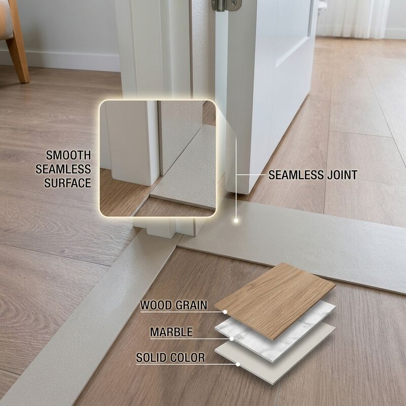 600mm Flat PVC Wall Panel Waterproof Interior Cladding Multiple Surface Finishes Available