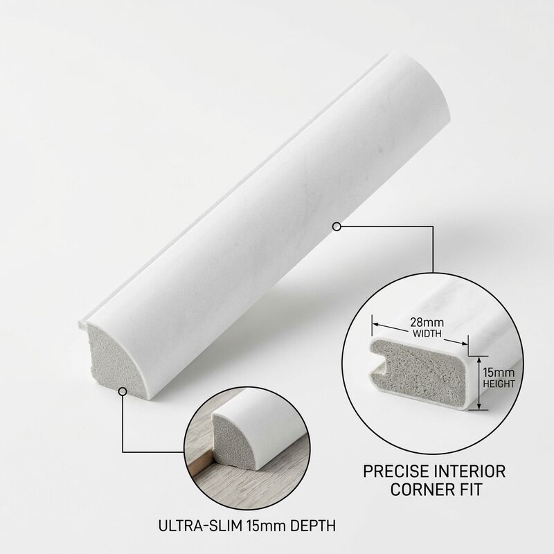 500mm V-Groove PVC Wall Panel Bathroom Kitchen Cladding Multiple Surface Finishes Available