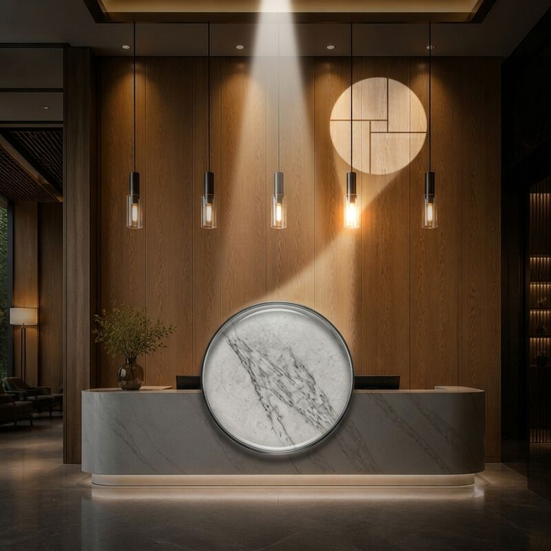 PVC Fire Retardant Soundproof Wood Grain Wall Panel 600mm UV Resistant for Hotel Villa