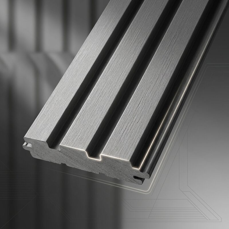 WPC Fire Retardant Soundproof Thermal Insulation Wall Panel Anti Corrosion for Exterior Cladding