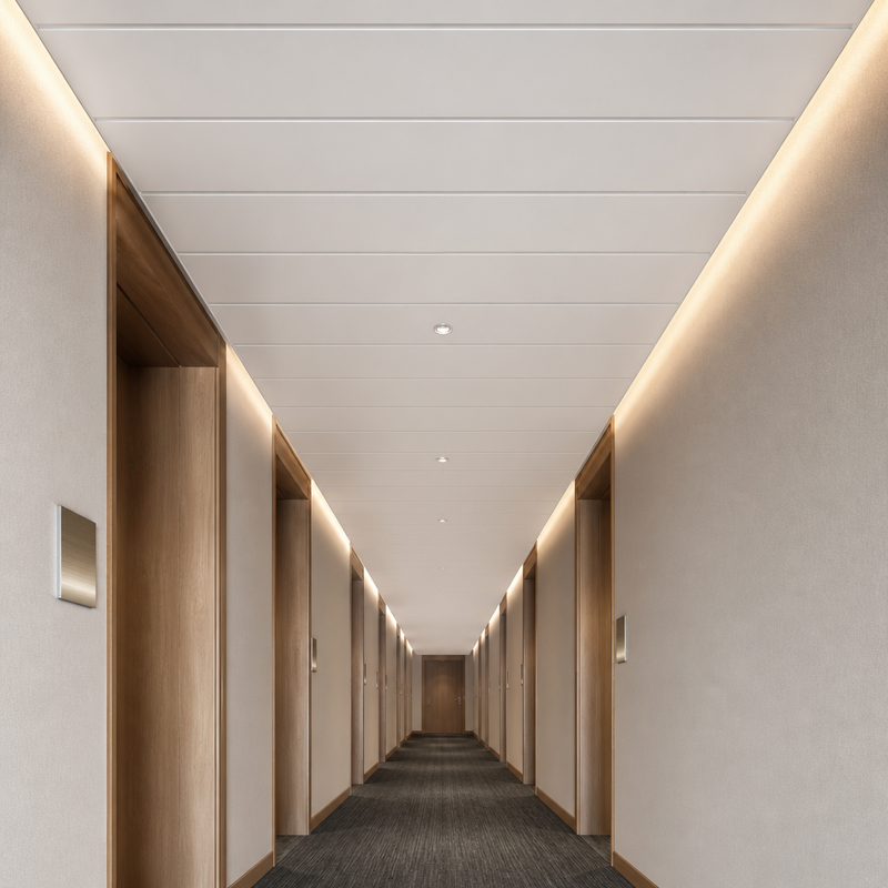 Moisture-Proof PVC Ceiling Panel 250mm Waterproof Hollow Interior Decoration Board