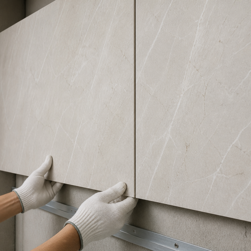 Waterproof PVC Decorative Wall Panel 600mm Moisture-Proof Hotel Lobby Cladding